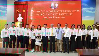 គណៈកម្មាធិការបក្សនៃក្រុមហ៊ុនភាគហ៊ុនរួម Loc Troi Group បានរៀបចំមហាសន្និបាតបក្សអាណត្តិ 2025 - 2030