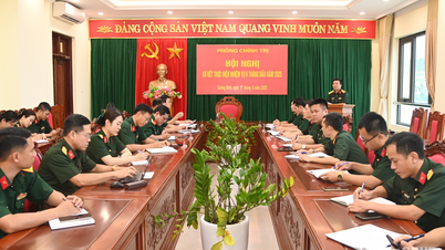Political Department, Quang Ninh Provincial Military Command: Implementing tasks for the last 6 months of 2025
