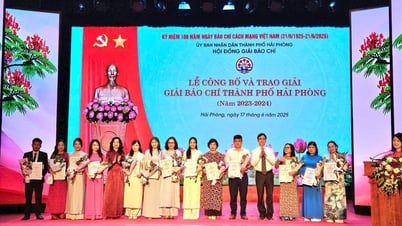 Công bố và trao Giải báo chí thành phố Hải Phòng năm 2023 - 2024