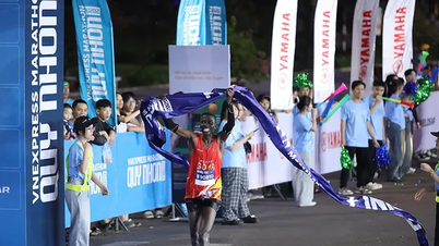Vận động viên Kenya Victor Kipkemei vô địch VnExpress Marathon Quy Nhơn 2025 cùng GOYA Photon