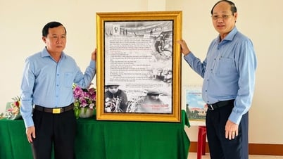 ドゥック・ホアは村落文化施設の建設に4億ドンを投入した。