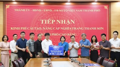 Thành phố tiếp nhận hơn 270 triệu đồng hỗ trợ sửa chữa, nâng cấp Nghĩa trang Liệt sĩ Thanh Sơn    - Báo Cao Bằng điện tử
