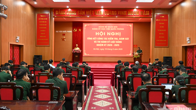 Đảng ủy Học viện Quốc phòng tổng kết công tác kiểm tra, giám sát, thi hành kỷ luật Đảng