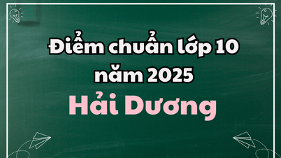 Điểm tuyển sinh lớp 10 năm 2025-2026 tại Hải Dương