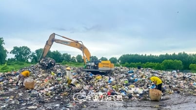 Ca Mau urgently operates temporary landfills