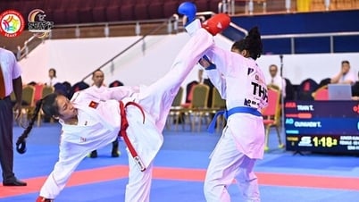 Vietnamese Karate wins 11 gold medals on opening day of 2025 Southeast Asian Championship