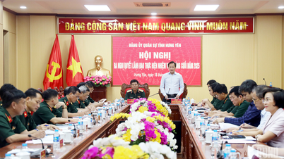 Hung Yen Provincial Military Party Committee issues leadership resolution for the last 6 months of 2025