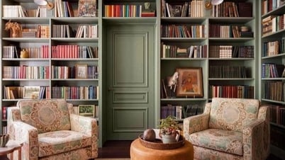 展示用にメートル単位で本を購入した家族の物語