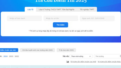 Tra cứu điểm thi lớp 6, lớp 10, tốt nghiệp THPT trên Thanh Niên Online