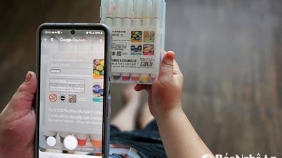 응에안 시장에는 베트남어 하위 라벨이 없는 상품이 많습니다.