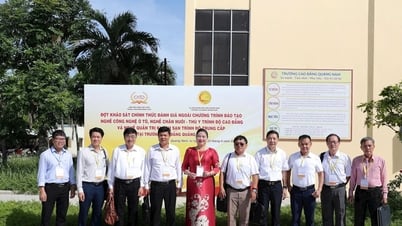 Khảo sát đánh giá ngoài các chương trình đào tạo tại Trường Cao đẳng Quảng Nam