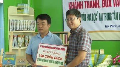 Khánh thành “Không gian văn hóa đọc” tại Trung tâm Y tế huyện Tiên Phước