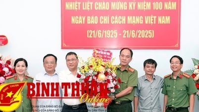 ទស្សនា និងអបអរសាទរកាសែត Binh Thuan ក្នុងទិវាសារព័ត៌មានបដិវត្តន៍វៀតណាម