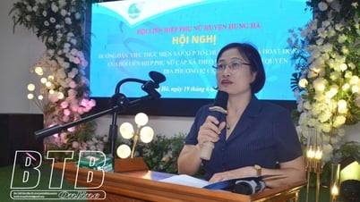 Hưng Hà: 300 cán bộ, hội viên phụ nữ được tập huấn Chương trình mục tiêu quốc gia giảm nghèo bền vững năm 2025