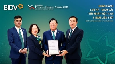 BIDV lần thứ 5 liên tiếp được vinh danh Ngân hàng Lưu ký...