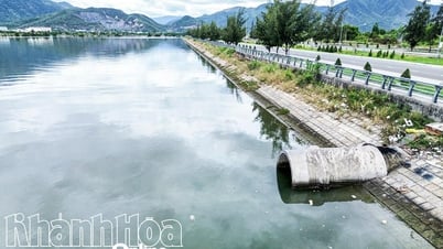 „Appell“ der Abflussöffnungen, die den Quan Truong-Fluss verschmutzen