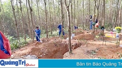 Quy tập 3 hài cốt liệt sĩ tại Bản Chùa