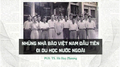 Les premiers journalistes vietnamiens à étudier à l'étranger