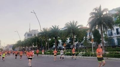 นักกีฬากว่า 10,000 คนพิชิตลู่วิ่งริมฝั่งอ่าวมรดกฮาลอง