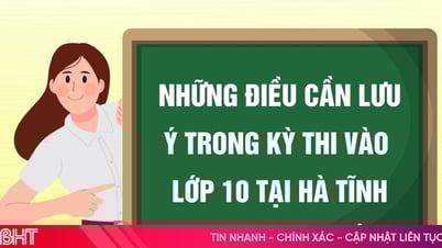 [Motion Graphics] Những điều cần lưu ý trong kỳ thi vào lớp 10 tại Hà Tĩnh