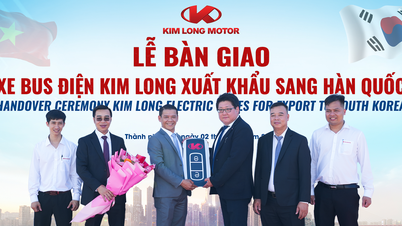 Xe buýt điện “made in Huế” lăn bánh tại Hàn Quốc