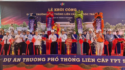 Cérémonie d'inauguration de l'école inter-niveaux FPT Soc Trang