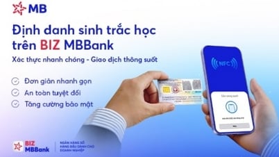 MB tặng 100.000 VNĐ cho doanh nghiệp hoàn tất định danh sinh trắc học trên BIZ MBBank