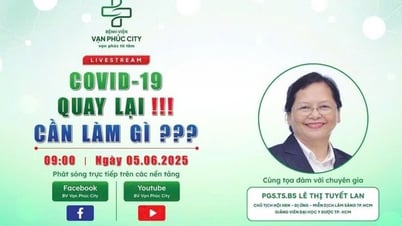 Livestreaming Covid-19 prevention and control: Van Phuc City Hospital accompanies the community