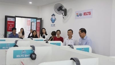 Открытие компьютерного класса для сдачи экзамена IELTS в Даклаке