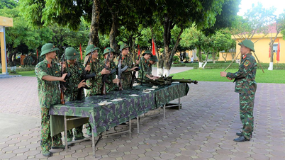 Entrenamiento de soldados de reserva para cumplir con los requisitos de la misión