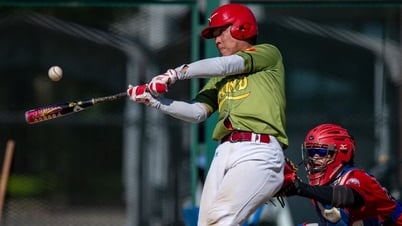 CAND Baseball เอาชนะสโมสรเกาหลีอย่างสุดดราม่าด้วยคะแนน 4-3