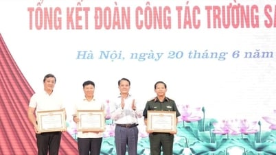 Đoàn công tác Trường Sa TP Hà Nội năm 2025 hoàn thành xuất sắc nhiệm vụ