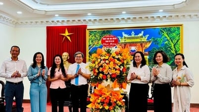Le vice-président du Comité populaire de Hanoi, Truong Viet Dung, a rendu visite au Département de la culture et des sports et à un certain nombre d'agences de presse et les a félicités.