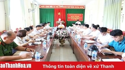 Hoang Giang Commune (new) rehearses the operation of the 2-level local government model
