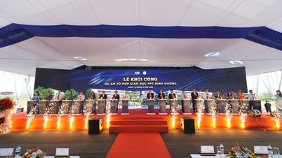 Le vice-Premier ministre Mai Van Chinh assiste à la cérémonie d'inauguration du complexe éducatif FPT à Binh Duong