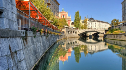 'Du hành thời gian' tại những địa điểm cổ kính ở thủ đô Ljubljana, Slovenia