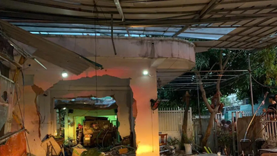 ញ៉ាត្រាង៖ រថយន្តកុងតឺន័រ បុកចូលផ្ទះប្រជាពលរដ្ឋ របួសធ្ងន់២នាក់