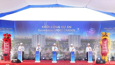 SE INAUGURÓ OFICIALMENTE EL JARDÍN DEPORTIVO EUROWINDOW: LA ZONA URBANA VERDE, DEPORTIVA Y MODERNA MÁS GRANDE DEL CENTRO DE LA CIUDAD DE VINH