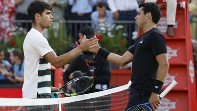 Alcaraz ឈានទៅវគ្គ 1/4 ផ្តាច់ព្រ័ត្រ Queen's Club Sinner បានធ្លាក់ចេញនៅ Halle Open