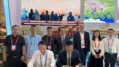 Lao Cai a signé trois accords de coopération à l'Exposition Chine-Asie du Sud