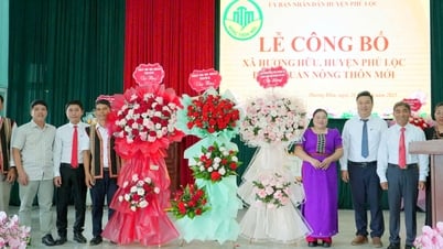 Hương Hữu được công nhận xã đạt chuẩn nông thôn mới