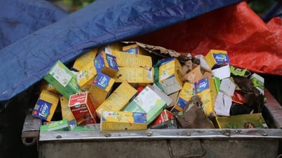 Funktionelle Lebensmittel, Fischsauce und ganze verpackte Waren landen auf Mülldeponien: Die Säuberung gefälschter Waren