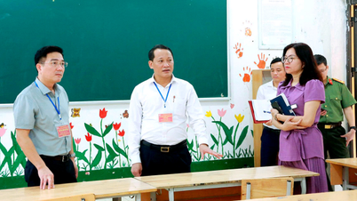 Phó Chủ tịch Thường trực UBND tỉnh Vũ Việt Văn kiểm tra công tác chuẩn bị kỳ thi tốt nghiệp THPT năm 2025