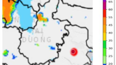ハイズオンでは雨や雷雨が降っています