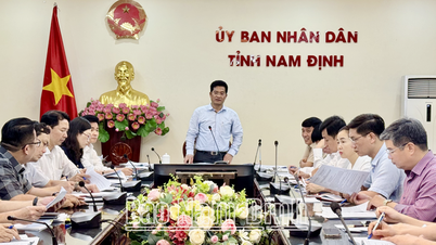 Working Group 874: Removing investment "bottlenecks", opening up development momentum for Nam Dinh