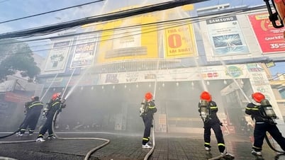 チョロン電子家具スーパーマーケットでの消火訓練