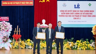 Trường ĐH Sư phạm kỹ thuật Vĩnh Long đạt chuẩn kiểm định chất lượng chu kỳ 2