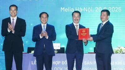 Signing a contract to share oil and gas products that once had revenue of over 31 billion USD