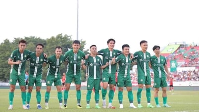 Trận đấu tranh vé dự V-League vẫn diễn ra trên sân Thống Nhất