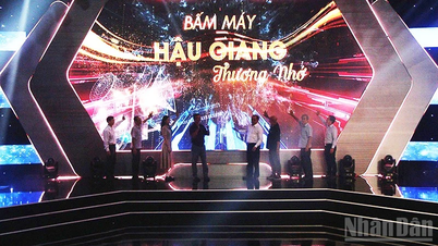 テレビシリーズプロジェクト「Hau Giang Thuong Nho」のオープニングセレモニー